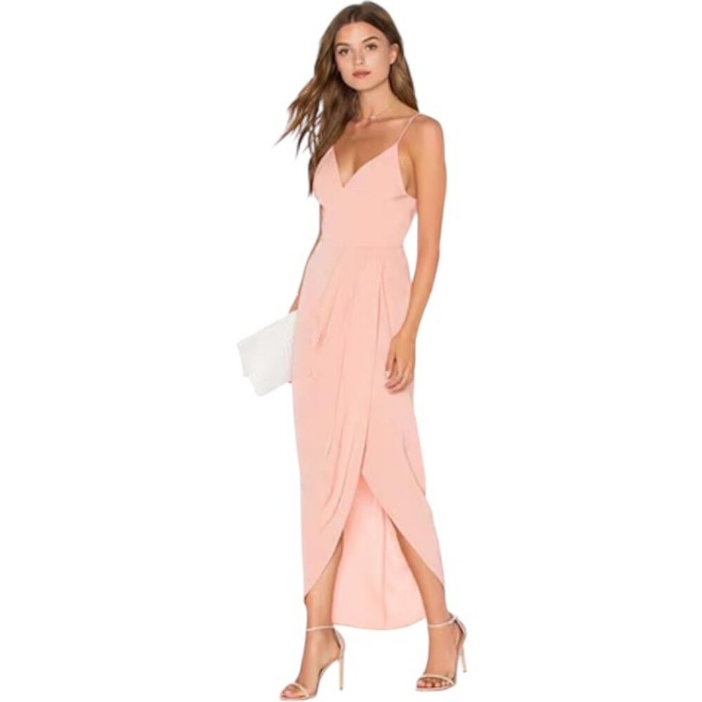 Showpo. blush pink sleeveless maxi dress size 6 NWT